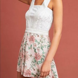 NWT! Cute & stretchy floral romper! Anthropologie